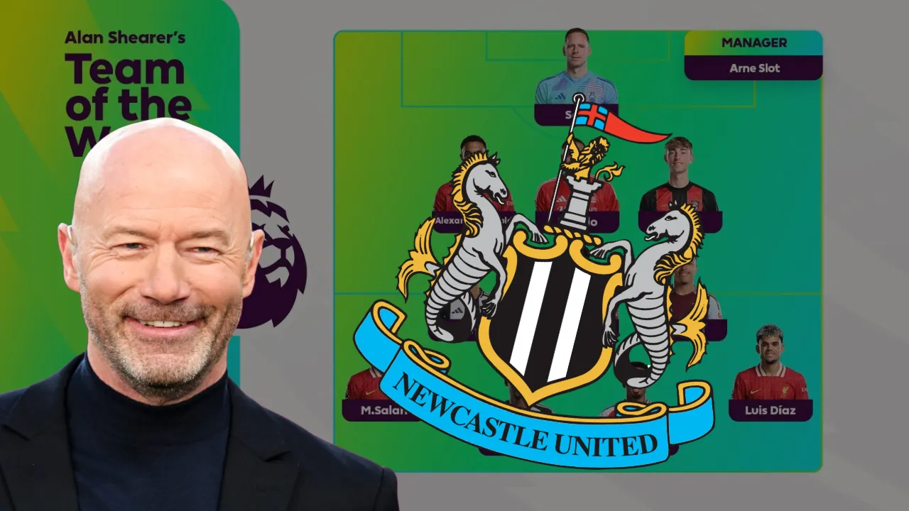 Alan Shearer selects two Newcastle United players in his Premier League Team of the Week