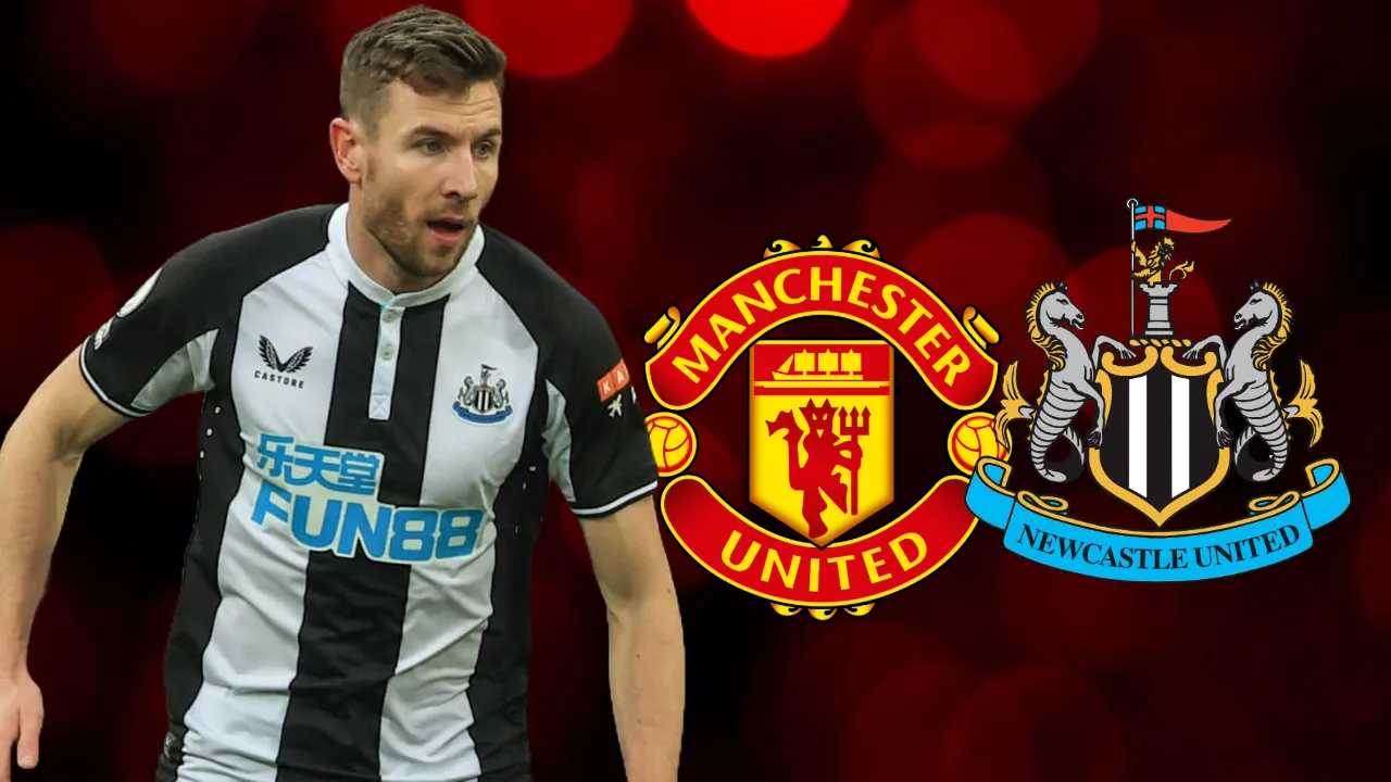 Former Newcastle United player in the stands at Old Trafford watching his beloved Magpies destroy Manchester United