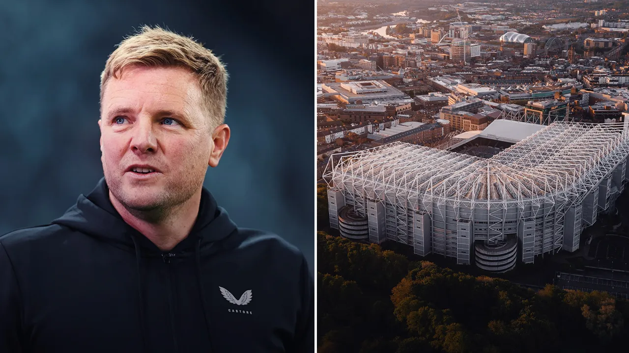 "I'd love to see it expanded": Eddie Howe has big dreams for St. James' Park