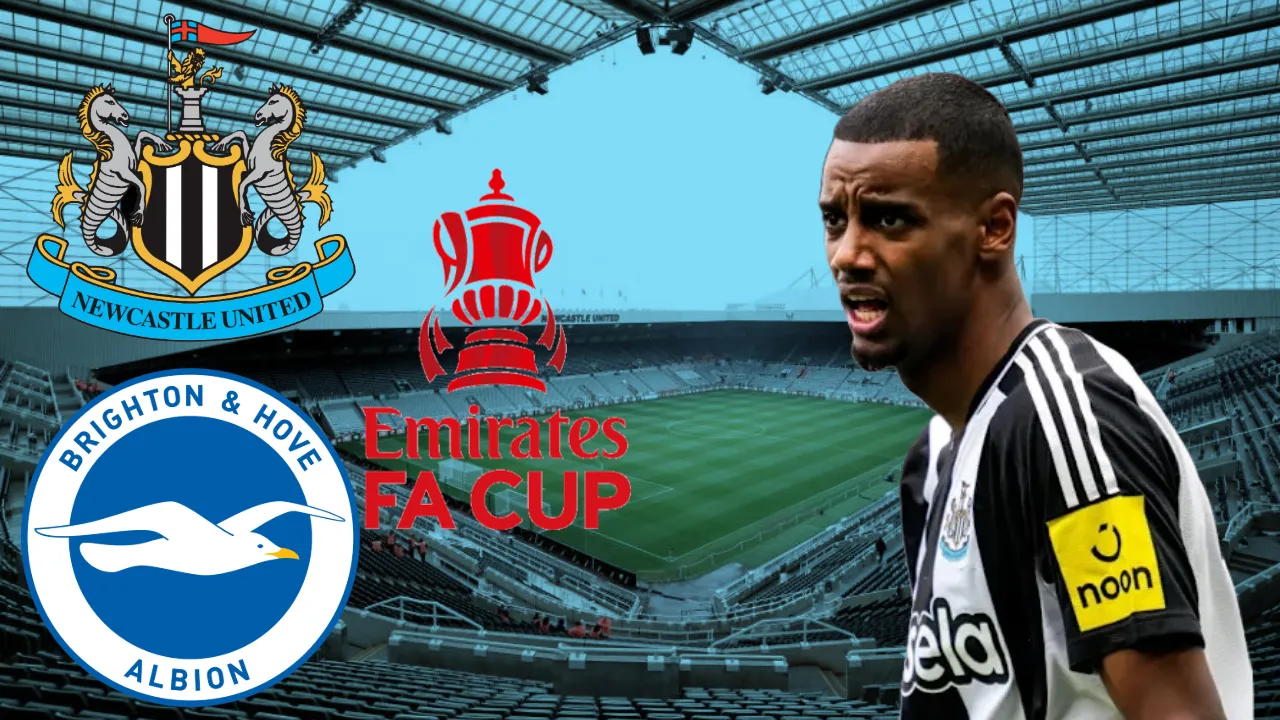 Joelinton and Alexander Isak start as Eddie Howe names strong side to take on Brighton in FA Cup