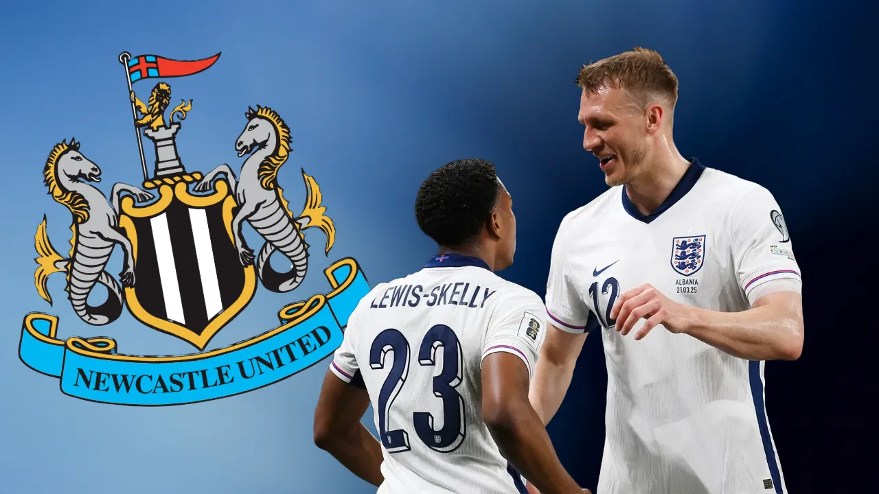 Dan Burn a bar's breadth away from doubling Wembley goal tally as Newcastle United defender makes England debut