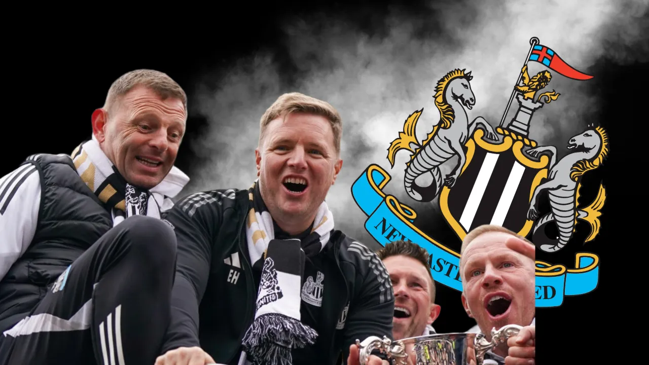 Eddie Howe once again shows sheer class on stage at Newcastle United Carabao Cup celebrations - we love this man