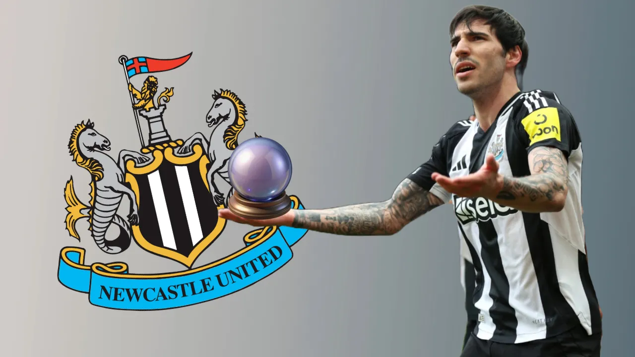 Psychic Sandro Tonali celebrates Bruno Guimaraes' goal against Manchester United before he'd even struck it