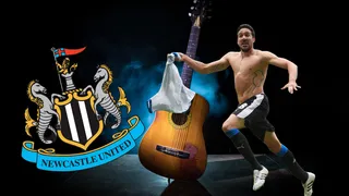 Newcastle United fans treated to strange sight in City Centre yesterday as former Toon hero put on show
