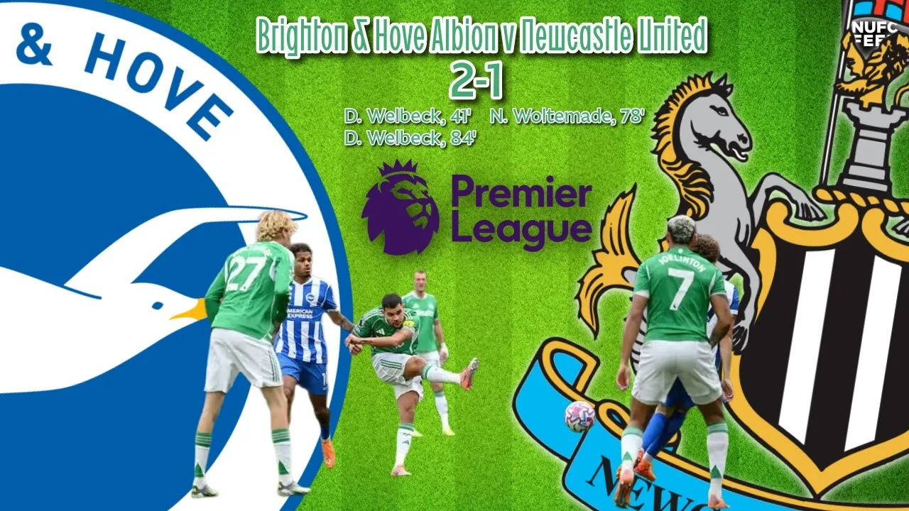 Newcastle United's Amex curse continues as Brighton steal win