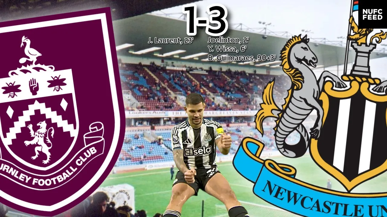 Newcastle United end the year with a much-needed away win beating Burnley 3-1 at Turf Moor