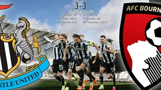 Newcastle United scrape through to FA Cup fourth round via 7-6 win on penalties against Bournemouth