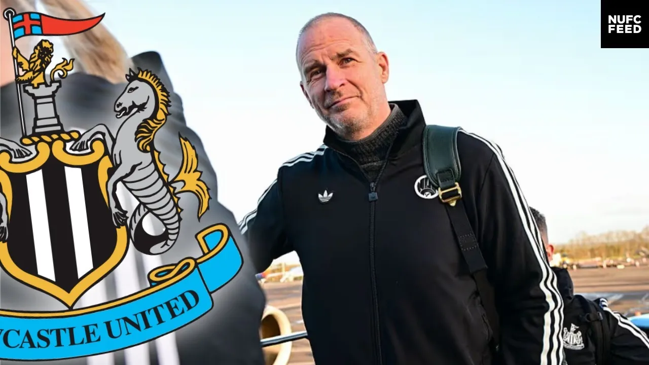 Tracksuit-clad David Hopkinson joins Newcastle United team as Magpies jet off to Baku ahead of Champions League play-off
