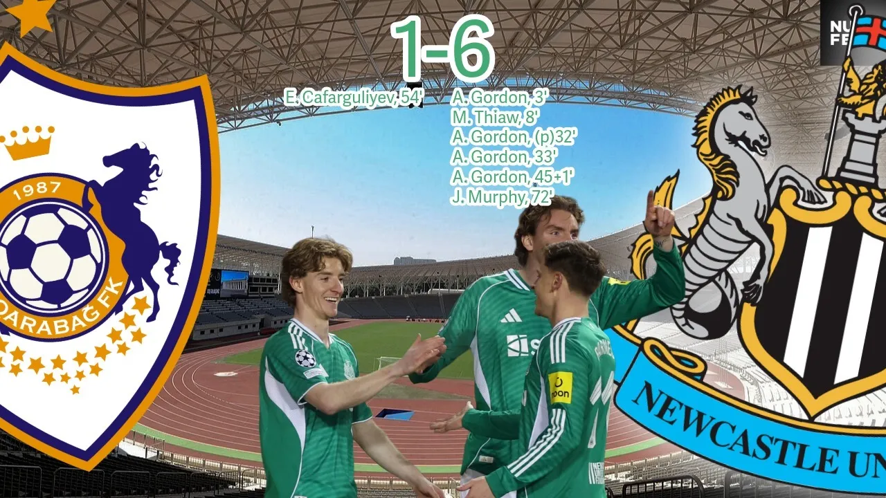 Anthony Gordon inspires huge Newcastle United win as Magpies canter to first leg play-off victory in Champions League