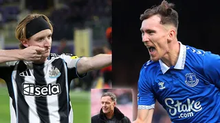 'Absolute nightmare': Chris Sutton wrestles with his thoughts as he tries to predict score between Newcastle United and Everton