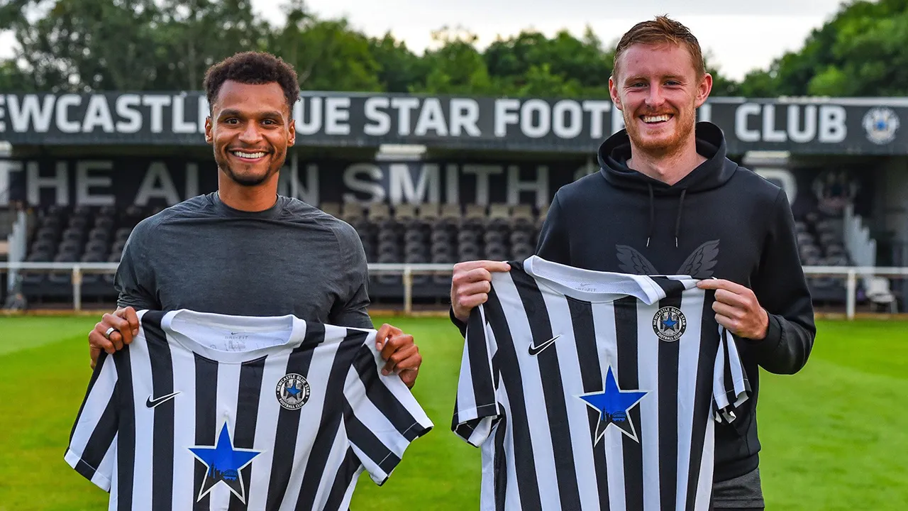 Longstaff & Murphy take part in Newcastle Blue Star training session