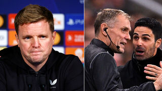 Let's play a game of spot the difference: Mikel Arteta and Eddie Howe edition