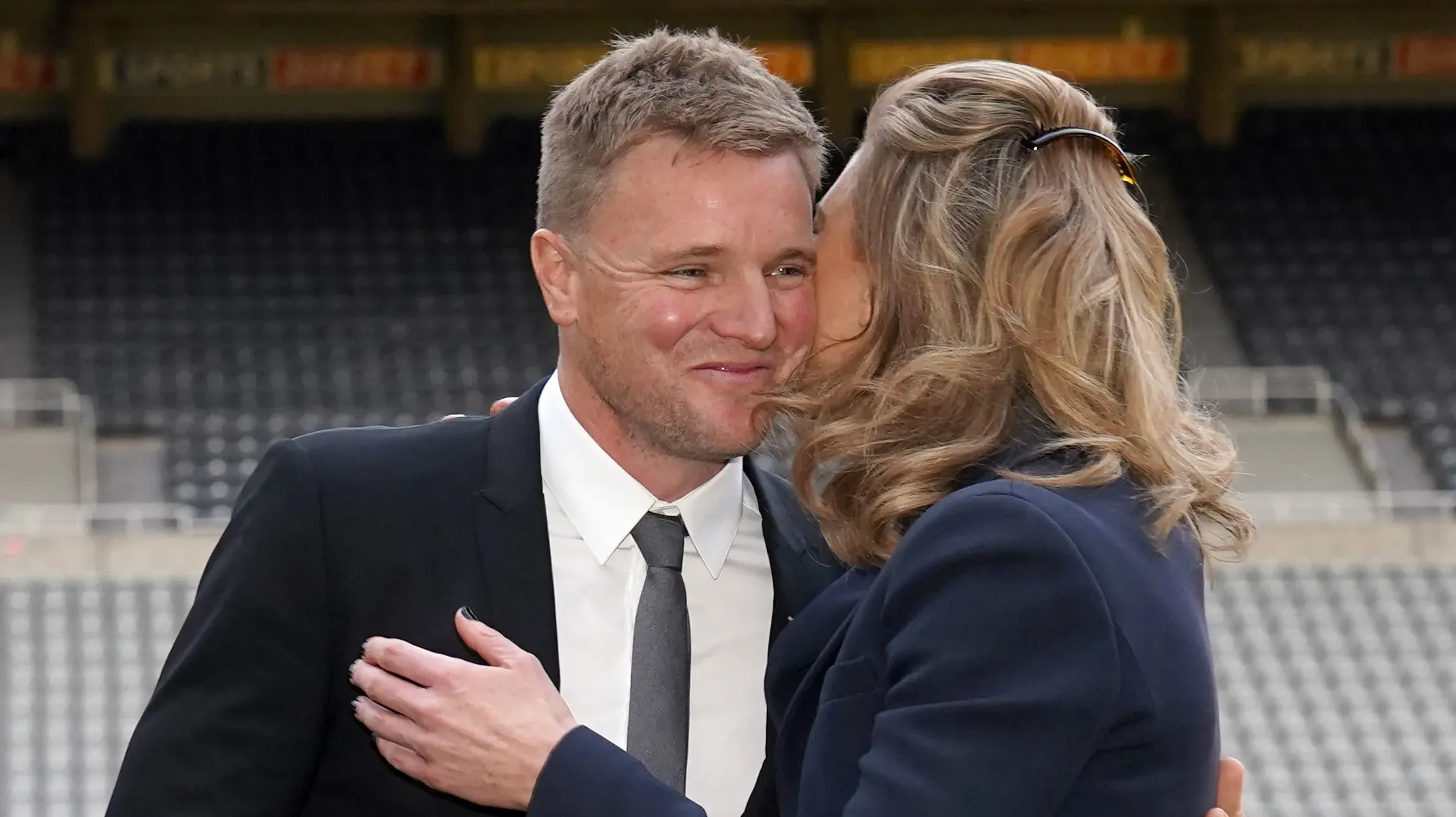 Amanda Staveley and Eddie Howe