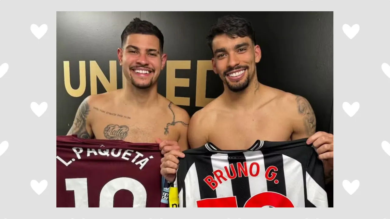 'You play hard': Lucas Paqueta leaves message on Bruno Guimaraes' Instagram after tough battle