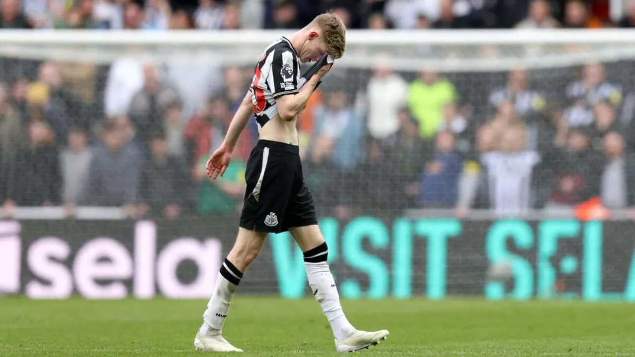 Anthony Gordon's quality four-word post on social media perfectly sums up Saturday's crazy match