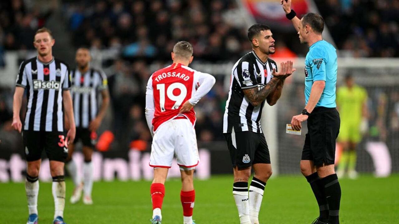 Bruno Guimaraes can avoid a two-match ban even if he gets booked against Tottenham on Saturday