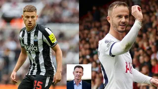 Chris Sutton is expecting plenty of goals as he predicts the score between Newcastle and Tottenham