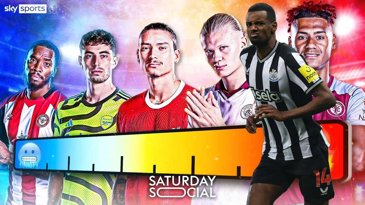 Where Sky Sports' Saturday Social ranked Alexander Isak among other PL strikers this season