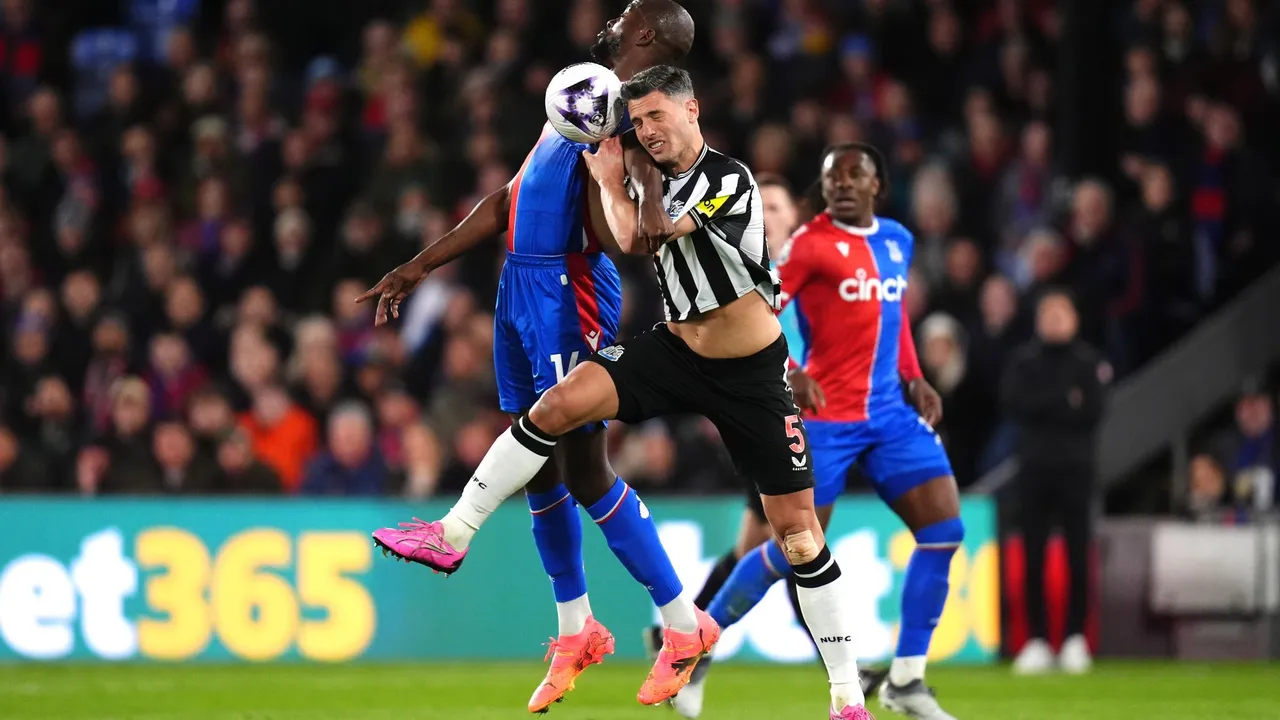 'Not acceptable': Fabian Schar says Newcastle were simply not good enough against Crystal Palace