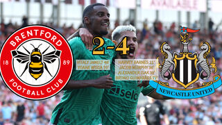 Brentford 2-4 Newcastle United - VAR steals the show in a lively encounter which sees the Mags finish seventh