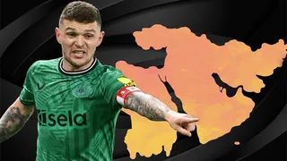 Kieran Trippier spotted by fan at Newcastle airport amid questions over his future