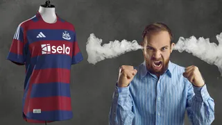 There has been a bizarre reaction to Newcastle's away kit release date tease