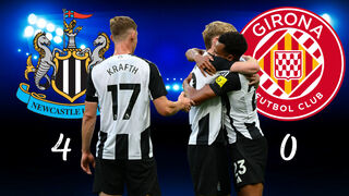 Sean Longstaff at the double as Newcastle cruise to victory against Girona at St James' Park