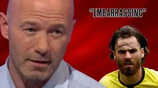 'Embarrassing': Alan Shearer delivers surprise verdict on Schar's red card on Match of the Day