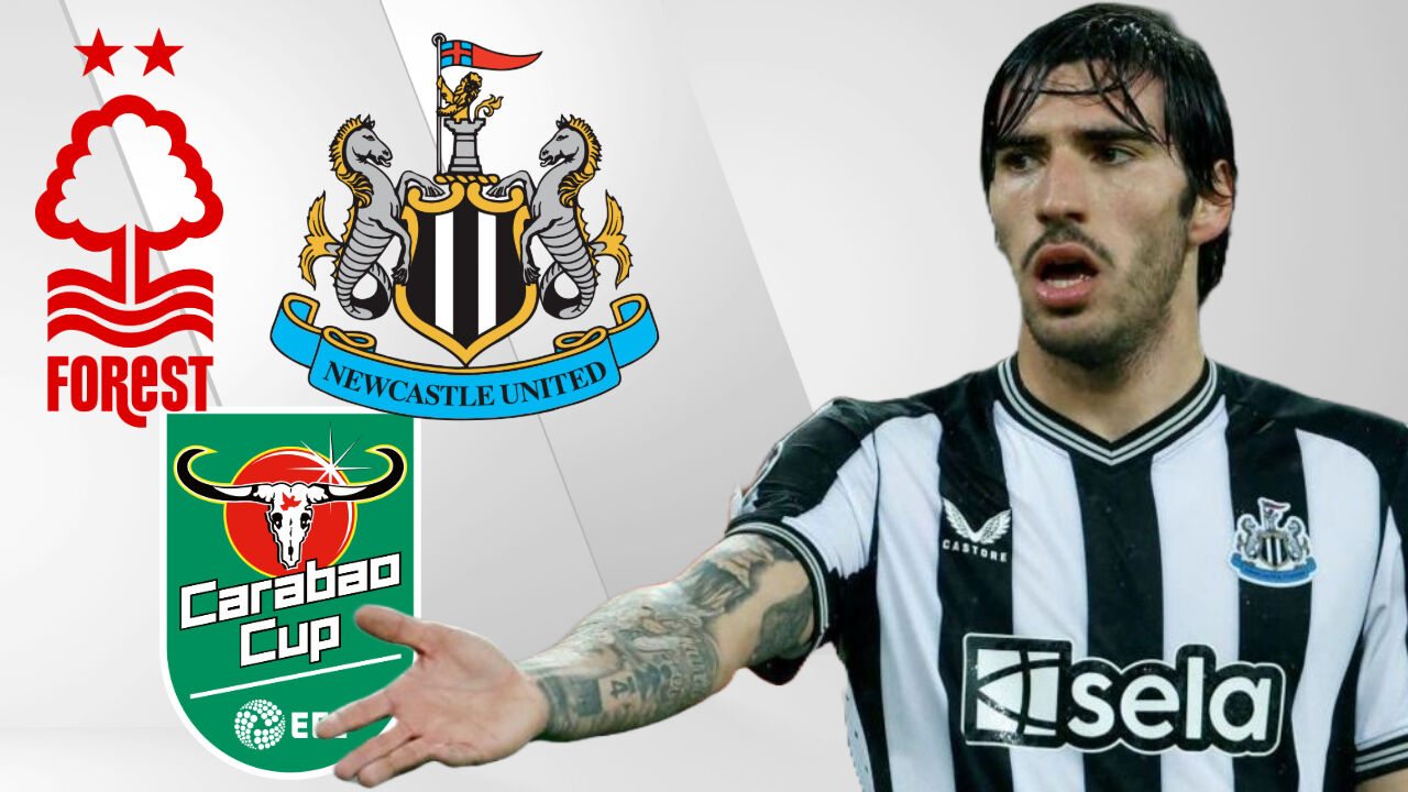 Newcastle v Nottingham Forest Carabao Cup tie picked for live broadcast - Can Tonali play?