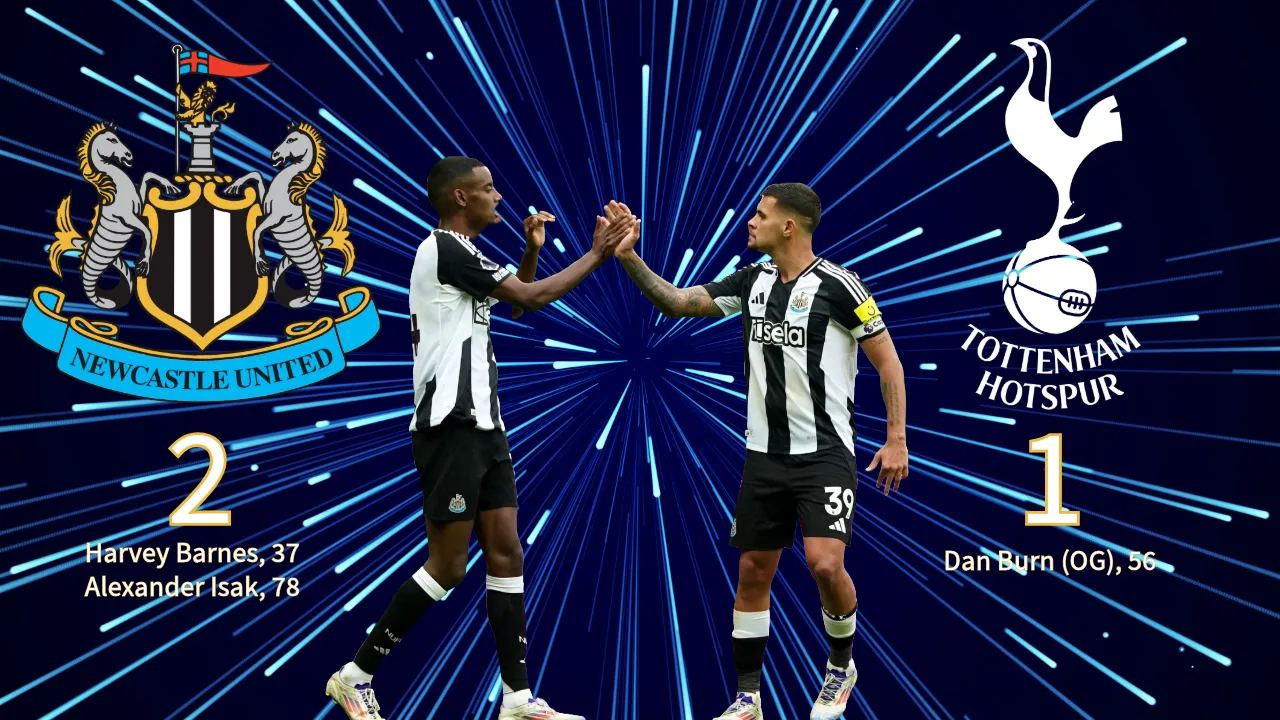 Lucky Newcastle seal another home win against Spurs as Isak gets off the mark