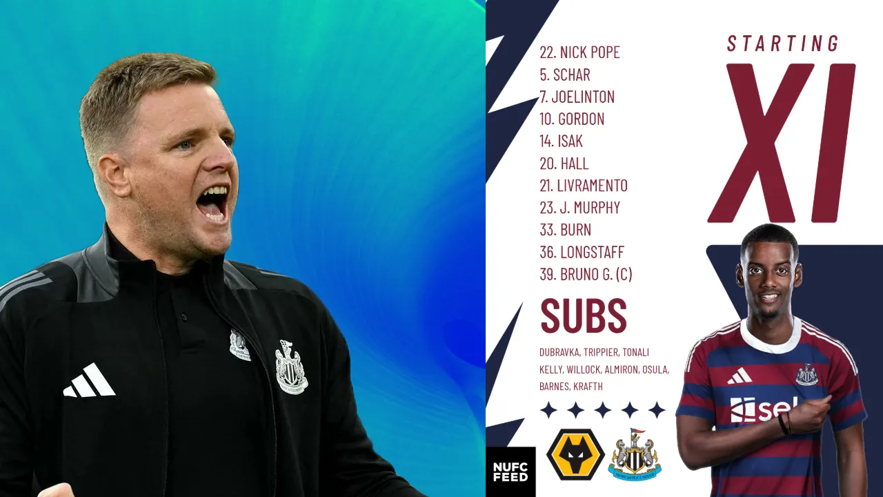 Eddie Howe defended his team selection after Newcastle beat Wolves at Molineux
