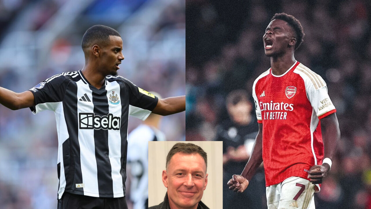 'Grudge match': Chris Sutton now tries to predict the score on Saturday between Newcastle United or Arsenal