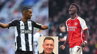 'Grudge match': Chris Sutton now tries to predict the score on Saturday between Newcastle United or Arsenal