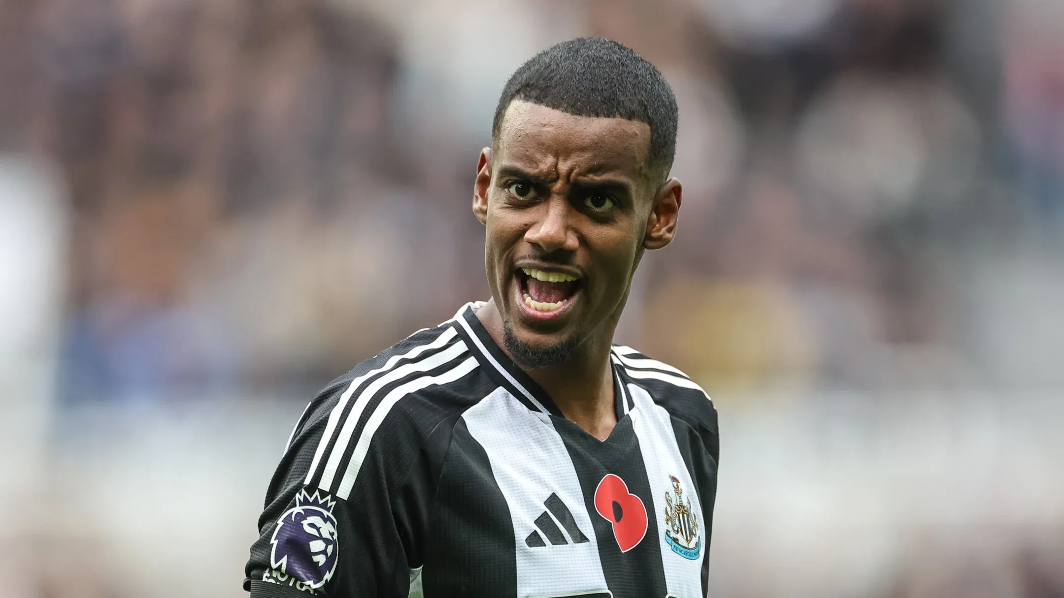 Alexander isak newcastle united during premier