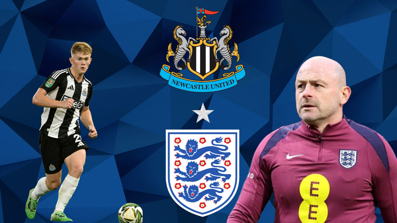 'Taken his time': Lee Carsley has spoken about his decision to give Newcastle United star his first senior international call-up